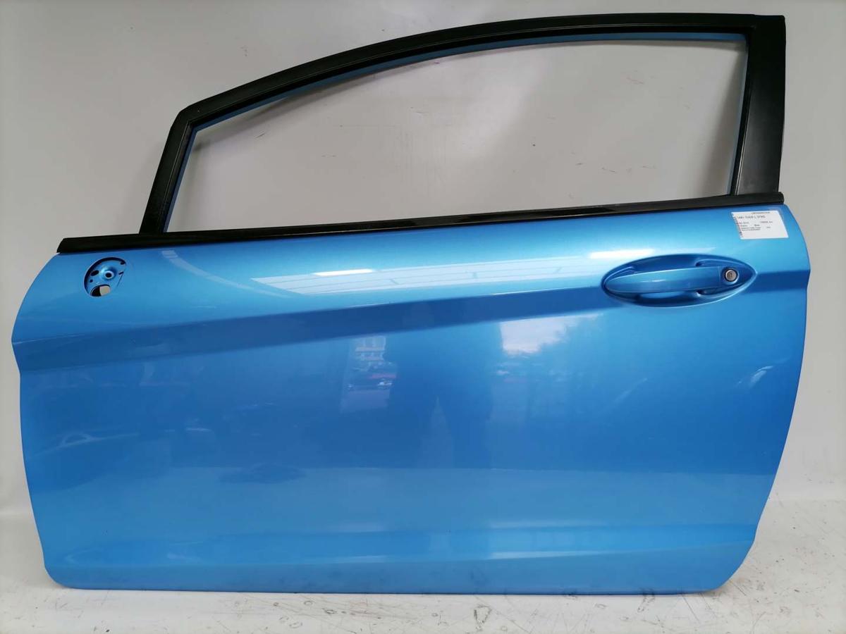 Ford Fiesta JA8 original Tür vorn links Vision Blau 3-Türer Bj.2010